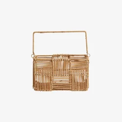 Nordal - Fletkurv Rattan Natur H14.5xL24.5xB15 cm.