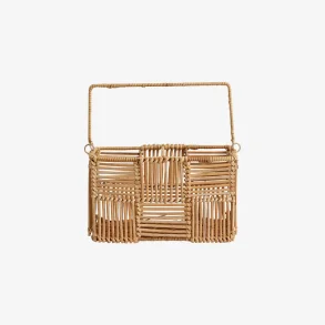 Nordal - Fletkurv Rattan Natur H14.5xL24.5xB15 cm.