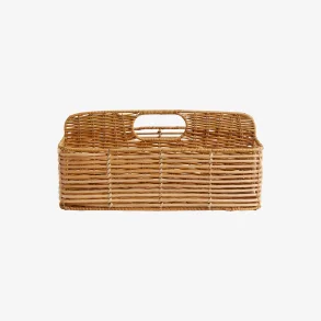 Nordal - Fletkurv Rattan Natur H16xL36xB23 cm.