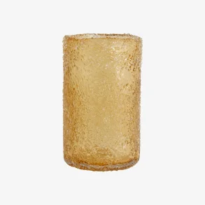 NORDAL - Vase Glas Ravfarvet H: 25 �: 15 cm.  