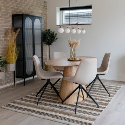 House Nordic - Bolton og Monaco Spisebordsst, sand/natur