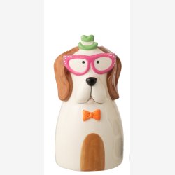 J-Line - Vase i hundeform Keramik 3 varianter 28,5x15cm