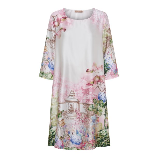 Marta Du Chateau - MdcFabiana Kjole Rosa/Print Onesize