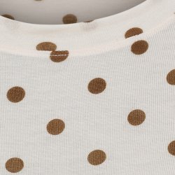 Marta Du Chateau - MdcElissa Top m. prikker Beige Flere strs.