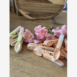 Notre Dame - Tjklemme, Fersken/Hvid