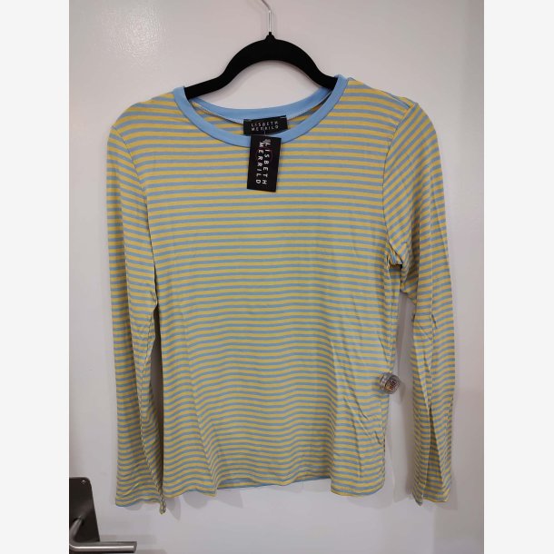 T-Shirt Strib Gul/Bl� Onesize 95%viscose, 5%elestan