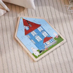 MOOMIN - Puslespil 19 Pcs Wooden Framed Puzzle House