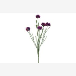 Kornblomst Buket M�rkelilla H:66cm.