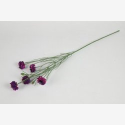 Kornblomst Buket M�rkelilla H:66cm.