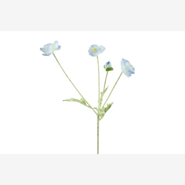 Valmue Buket Lysebl� H:61cm.