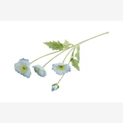 Valmue Buket Lysebl� H:61cm.