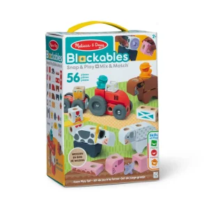 MELISSA & DOUG - Byggeklodser - Bygges�t - Blockables: Bondeg�rd
