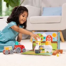 MELISSA &amp; DOUG - Byggeklodser - Bygges�t - Blockables: Bondeg�rd
