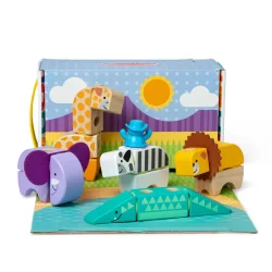 MELISSA &amp; DOUG - Byggeklodser - Bygges�t - Blockables: Safari
