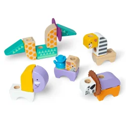 MELISSA &amp; DOUG - Byggeklodser - Bygges�t - Blockables: Safari