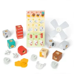 MELISSA &amp; DOUG - Byggeklodser - Bygges�t - Blockables: Bondeg�rdens Venner