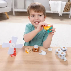 MELISSA &amp; DOUG - Byggeklodser - Bygges�t - Blockables: Bondeg�rdens Venner