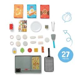 MELISSA &amp; DOUG - Leges�t - Water Wow! Flip &amp; Fry: Grill-s�t