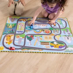 MELISSA &amp; DOUG - Puslespil 48 - Racerbane-Spor - Verden Rundt
