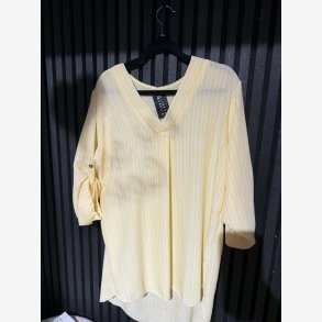Tunika m. strib Oversize Gul Onesize