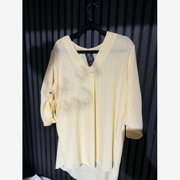 Tunika m. strib Oversize Gul Onesize