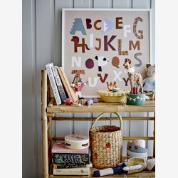 Bloomingville - Zep foldbar reol, Natur, Bambus L: 66 H: 105 B: 37 cm. 