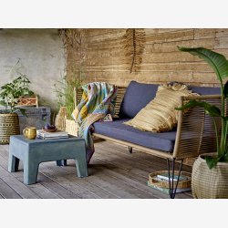 Bloomingville - Ira urtepotteskjuler til Krydderurter m/Bambus dekoration L: 39 H: 19 B:14,5 cm. 