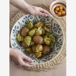 Bloomingville -  Ilsa Dkkeserviet, Natur, Sgrs : 38 cm. 