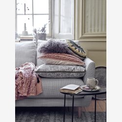 Bloomingville - Bea Krus m/hank Natur Stentj : 10 H: 10,5 cm.