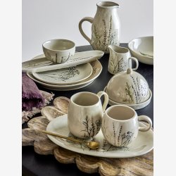 Bloomingville - Bea Krus m/hank Natur Stentj : 10 H: 10,5 cm.