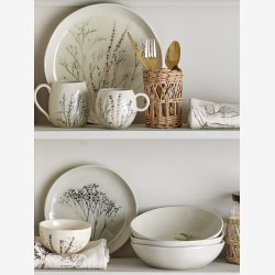 Bloomingville - Bea Krus m/hank Natur Stentj : 10 H: 10,5 cm.