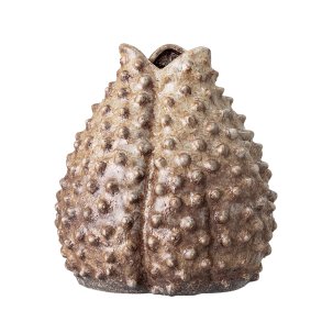 Bloomingville - Saifaldin Vase Brun Stentj : 18 H: 19 cm. 