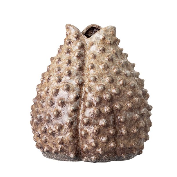 Bloomingville - Saifaldin Vase Brun Stentj : 18 H: 19 cm. 