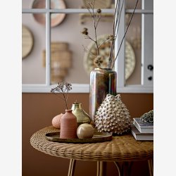 Bloomingville - Saifaldin Vase Brun Stentj : 18 H: 19 cm. 