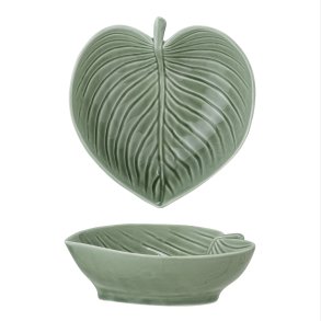 Bloomingville  - Savanna Skl blad, Grn, Stentj L: 15 H: 4,5 B: 14,5 cm. 