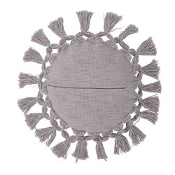 BloomingvilleMINI - Elinna rund pude m/hest og frynser :35cm.