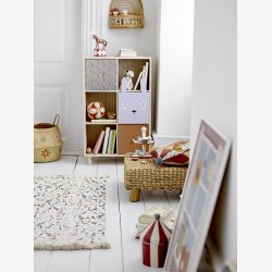 BloomingvilleMINI - Calle bogreol m/3 skuffer Kejsertr L:55 H:89,5 B:28cm. UDSTILLINGSMODEL