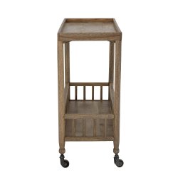 Bloomingville - Sali konsolbord p hjul Mango tr L:102 H:82 B:38cm.