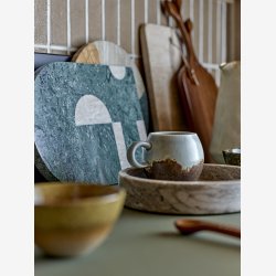 Bloomingville - Paula Kop, Grn, Brun, Stentj, D9xH8 cm