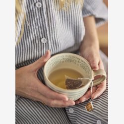 Bloomingville - Maple Krus m/mnster Grn Stentj : 11 H: 9 cm. 