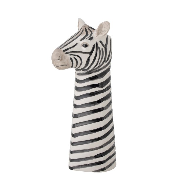 BloomingvilleMINI - Feodor Zebra vase sort keramik H: 32,5
