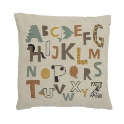 BloomingvilleMINI - Memmo pude m/bogstaver 40x40cm. 