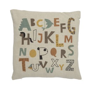BloomingvilleMINI - Memmo pude m/bogstaver 40x40cm. 