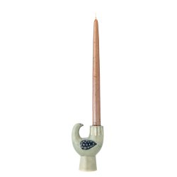 Bloomingville - Trudy Lysestage Fugl Bl stentj L: 9 H: 12,5 B: 6 cm. 