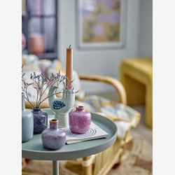 Bloomingville - Trudy Lysestage Fugl Bl stentj L: 9 H: 12,5 B: 6 cm. 