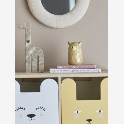 Bloomingville - Puk Krukke m/lg, Brun, Stentj : 7 H: 12 cm. 