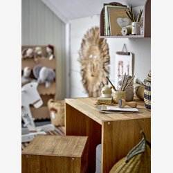 Bloomingville - Puk Krukke m/lg, Brun, Stentj : 7 H: 12 cm. 