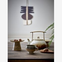 Bloomingville - Ikigai tekande brun stentj 1,55 L