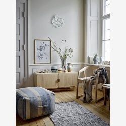 Bloomingville - Hiro Vase Fisk Bl Stentj L: 17 H: 21 B: 13,5