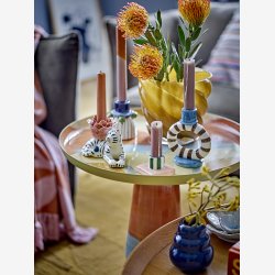 Bloomingville - Rory Lysestage Tiger, Hvid, Stentj 